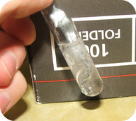Zinc reacting with hydrochloric acid to form hydrogen gas